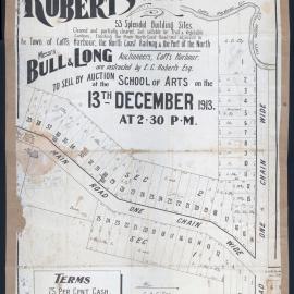 Coff's Harbour: Robert's Famous Estate, 1913