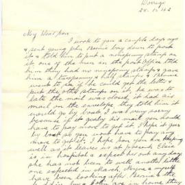 Letter from Ivy Short, 28 January 1942