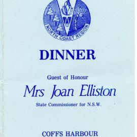 Ephemera from events held for Joan Elliston and Marjorie Nelson, 1986 - 1992