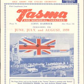 Tasma & Memorial Theatre programme, June to August 1959