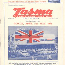 Tasma & Memorial Theatre programme, March to May 1960
