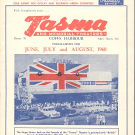 Tasma & Memorial Theatre programme, June to August 1960