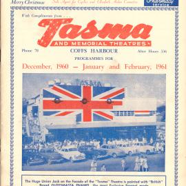 Tasma & Memorial Theatre programme, December 1960 to February 1961