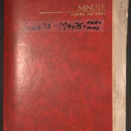 Coffs Harbour & District Chamber of Commerce minutes book, 1973 - 1975