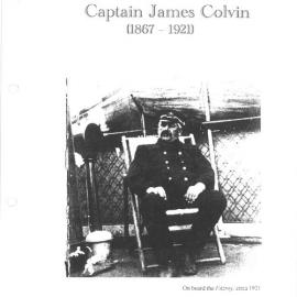 Captain James Colvin 1867 - 1921