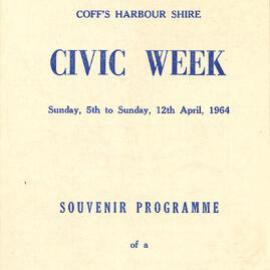 Souvenir Programme for Civic Week, 5 - 12 April 1964