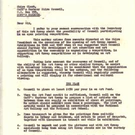 Coffs Harbour Art Advisory Committee Correspondence