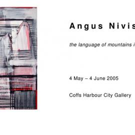 Angus Nivison: the language of mountains is rain