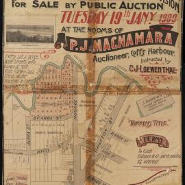 Town of Coff's Harbour: Loewenthal's subdivision, 1909