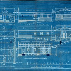 Plan of factory for J.M. Glynn