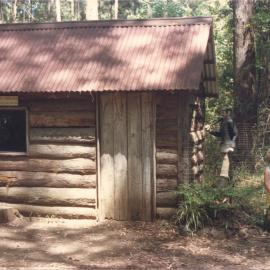 Little Red Riding Hood cabin, Storyland Gardens, mid-1980s