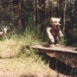 Three Billy Goats Gruff, Storyland Gardens, mid-1980s