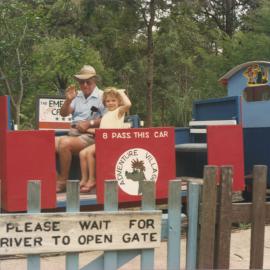 The Dragon Express train, Woolgoolga Adventure Village, mid-1980s