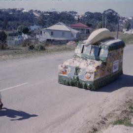 Banana Growers Federation float, High Street, 1960