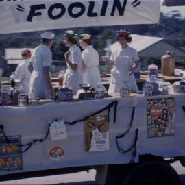 Forsyth's Pharmacy float, High Street, 1960