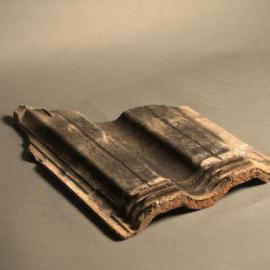 Fire Damaged Roof Tile