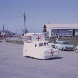 Red Cross float, Coffs Jetty, 1964