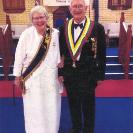 Order of the Eastern Star last Worthy Matron & Patron, 2013 - 2014