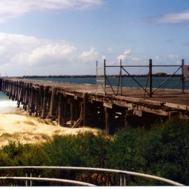 Coffs Jetty before repair, 18 March 1992