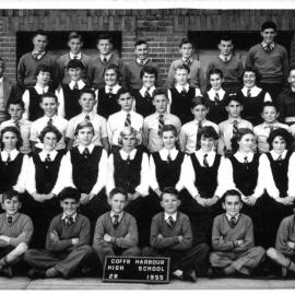 Coffs Harbour High School class 2B, 1955