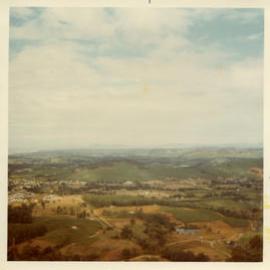 View from Sealy Lookout at Bruxner Park, 11 April 1970