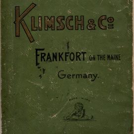 Klimsch & Co. catalogue, c. 1900