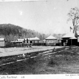 Church and houses, High Street Coffs Harbour