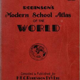 Robinson's Modern School Atlas of the World, c. 1930