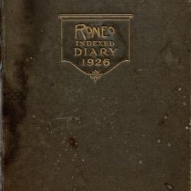 Roneo Indexed Diary, 1926