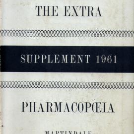 The Extra Pharmacopoeia Supplement, 1961