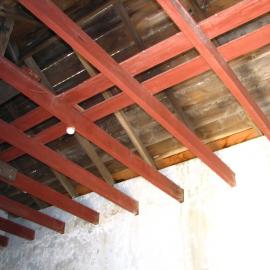 Roof beams, South Solitary Island, 2007