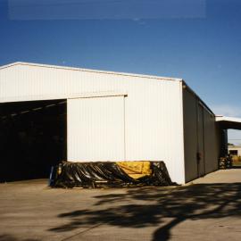 Rear of Hyne Wholesale Timber Products at 12 Hi-Tech Drive in Toormina, 1990s