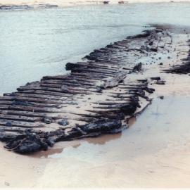 Ship relics of the Orara at Hearnes Lake