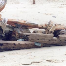 The 1893 wreck of the Buster on Woolgoolga Beach, 2000s
