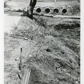 Drainage outlet on Beach Street, 1970s
