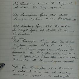 Coffs Harbour School of Arts Minute Book, 1943