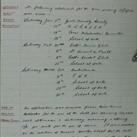 Coffs Harbour School of Arts Minute Book, 1946