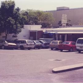 Rear of Coffs Retail Centre at 19 Gordon Street in Coffs Harbour, 1990s