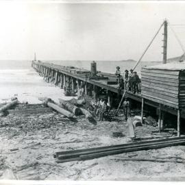 Constructing the Jetty, c.1892