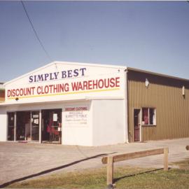 Simply Best Discount Clothing Warehouse at 165 Orlando Street in Coffs Harbour, 1990s