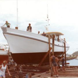 The Rainbow Warrior launch, 1 January 1984