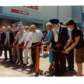 City centre opening outside Coles supermarket, 2003