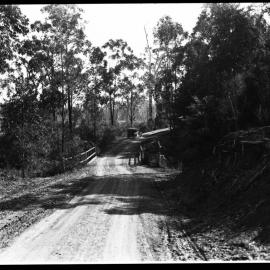 Car on Bridge, Red Rock, 1930