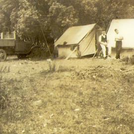 Camping at Red Rock, 1930