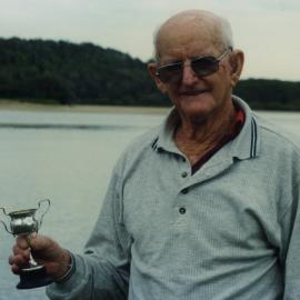 Wally 'Mudgee' Lawson with Red Rock Cup, Red Rock 1939