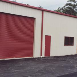 Industrial shed on Hurley Drive at Coffs Harbour, 1990s