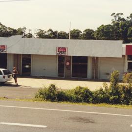 Shopfronts on the Pacific Highway at Coffs Harbour, 1990s