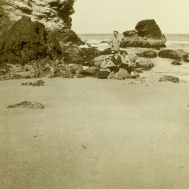 Back Beach, Red Rock Headland 1920