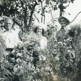 Wildflowers with people, Red Rock, 1940