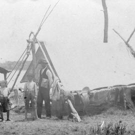 Early camping Red Rock 1920